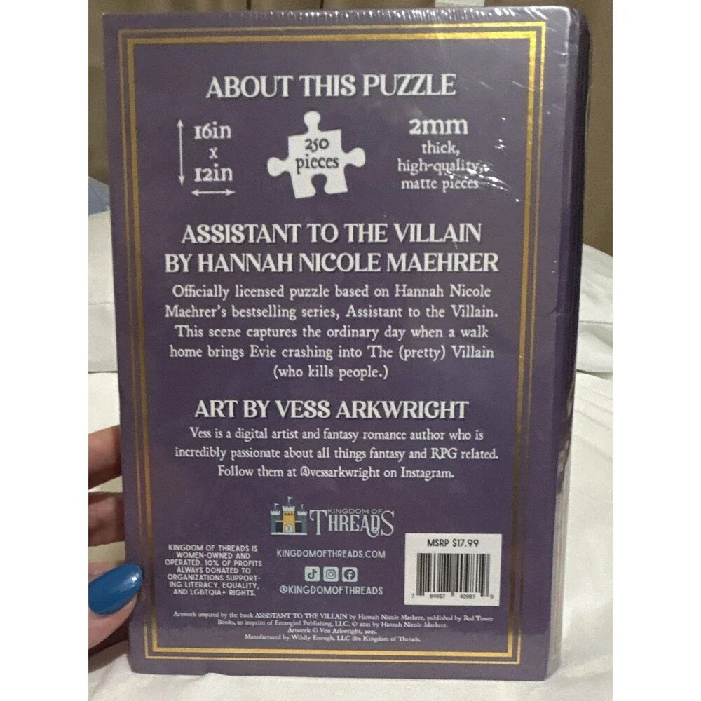 Kingdom of Threads Evie & The Villain Assistant to the Villain 250pc Puzzle
